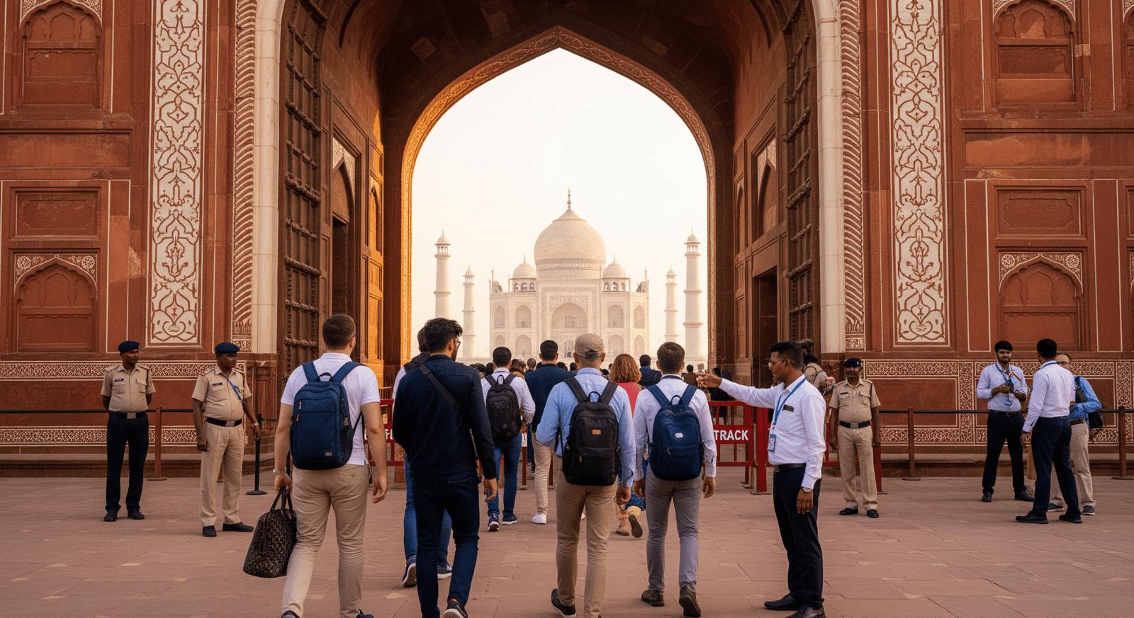 Guided Tours in India – Taj Mahal at sunrise with expert local guide from Delhi