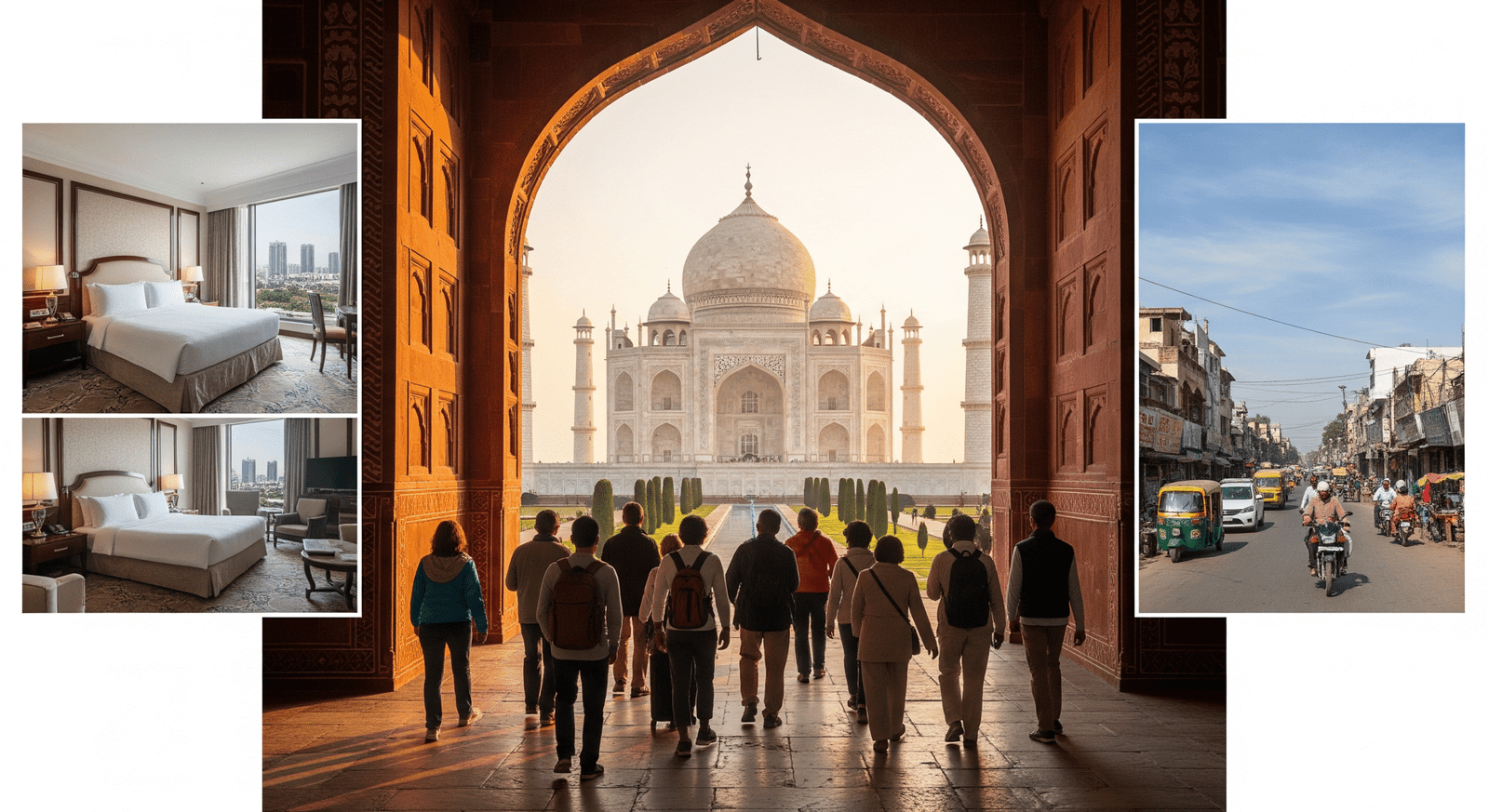 Taj Mahal day trip from Delhi Aerocity by private car with Taj Mahal Cabs – same day Agra tour with guide