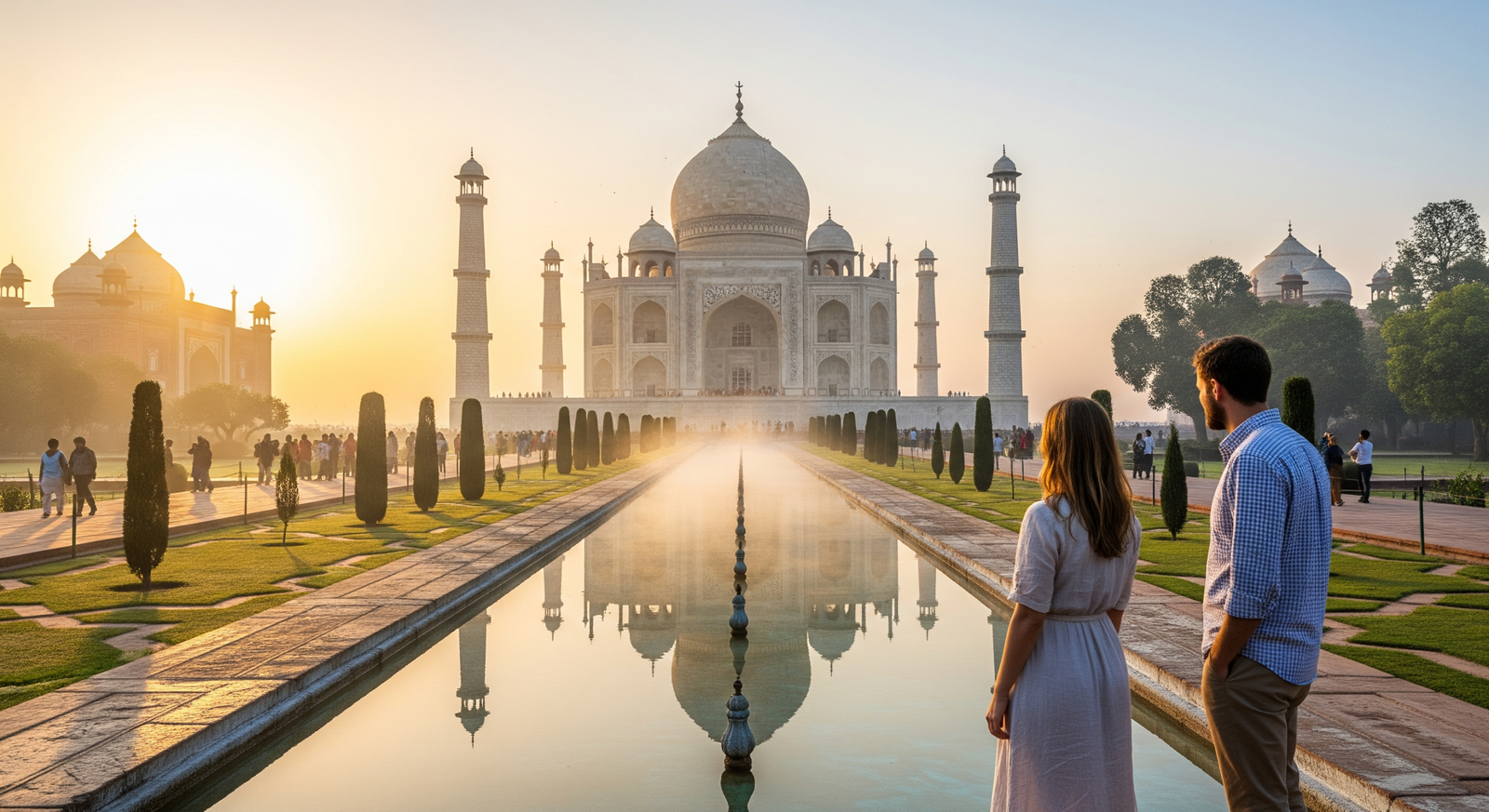 Taj Mahal sunrise tour for Netherlands travelers with private car from Delhi