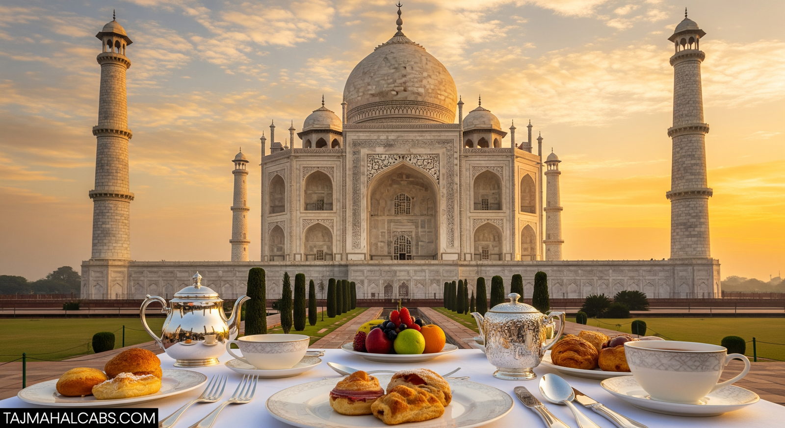 Best sunrise Taj Mahal tour from Delhi with luxury hotel pickup for premium guests.