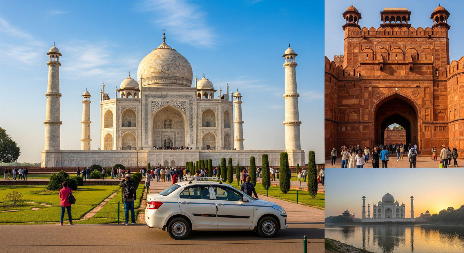One day Agra tour from Agra Cantt by private cab