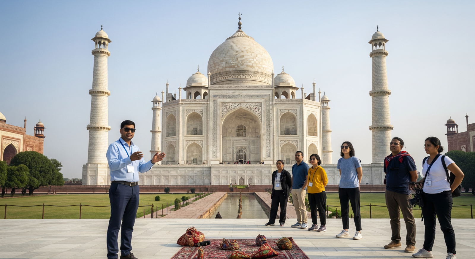 Taj Mahal Guided Tour with Local Expert showcasing real stories, local insights, and personalized visit