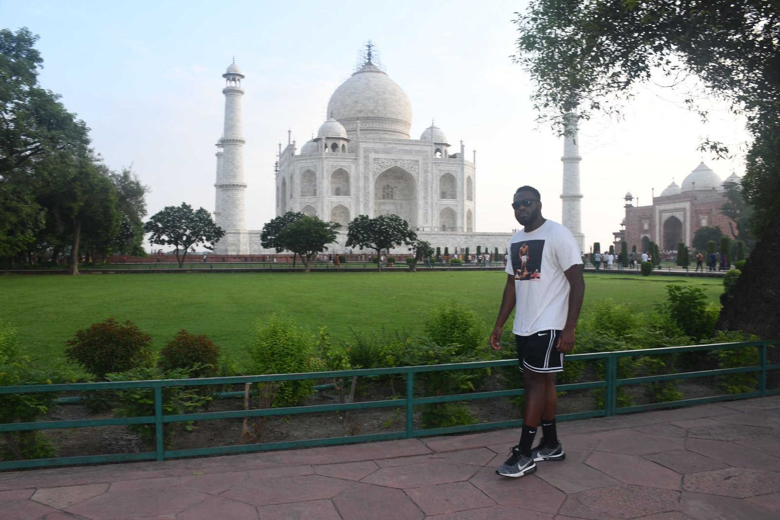 Taj Mahal Sunrise Tour Guide photo in Taj Mahal at sunrise
