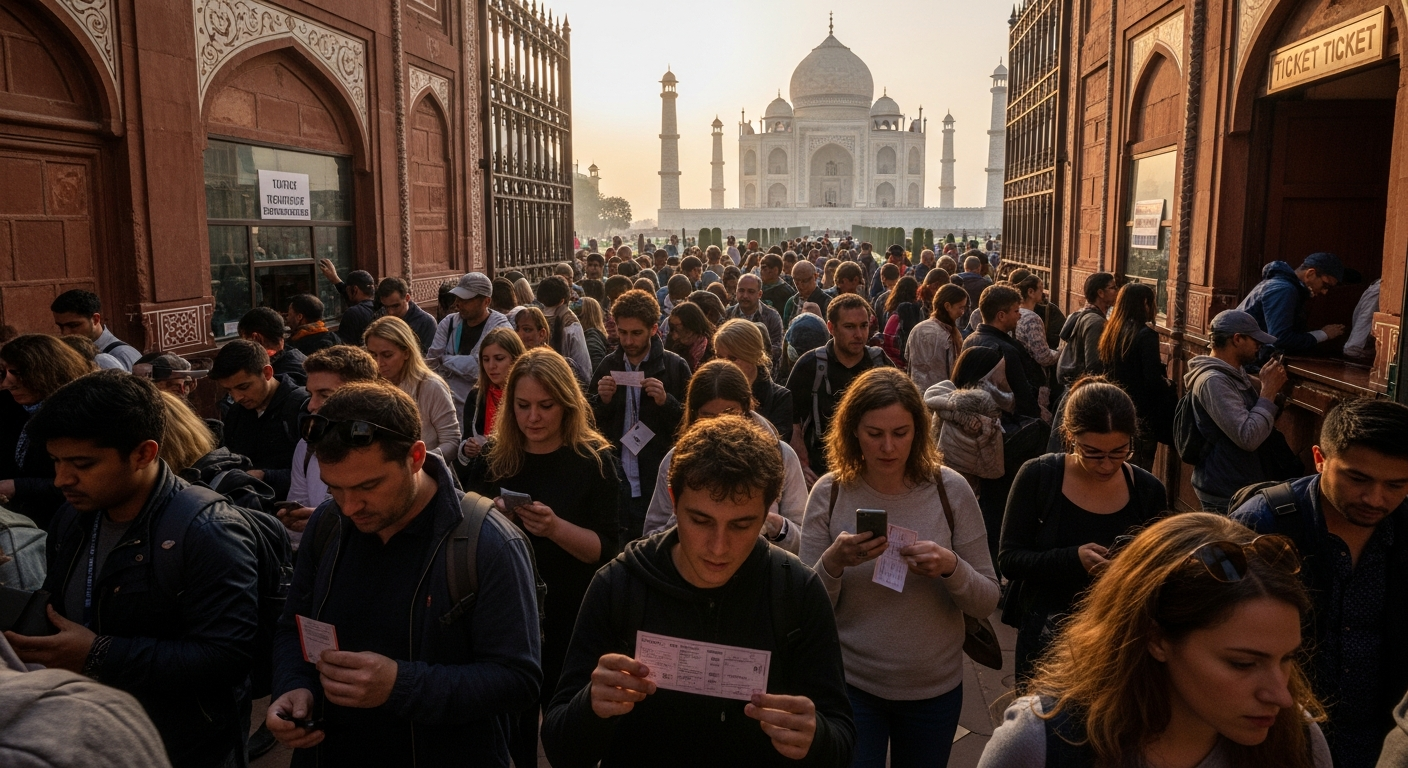 Taj Mahal entry ticket online booking for international tourists