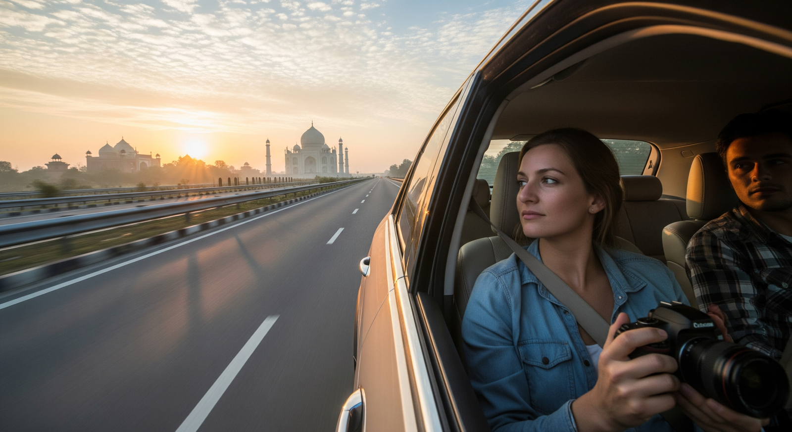 Best way to travel from Delhi to Agra by private car via Yamuna Expressway