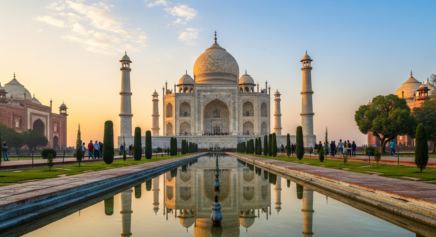 Cost to visit the Taj Mahal in one day including ticket price and travel expenses