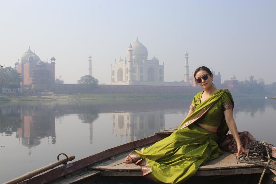 From Delhi: Best Taj Mahal Private tour package with Agra boat ride ...