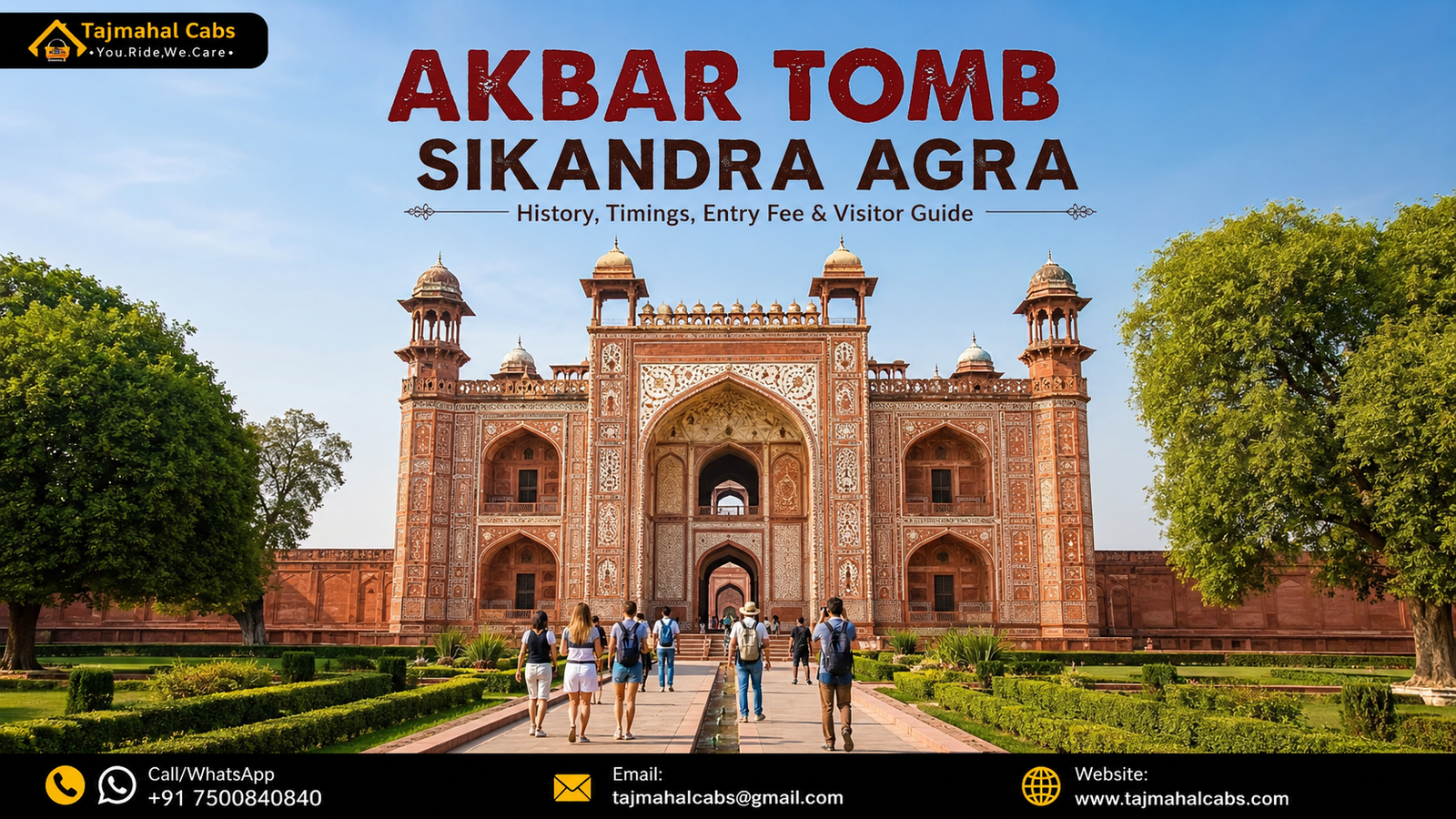 Akbar Tomb Sikandra Agra featuring the grand Mughal mausoleum, historic gateway, and beautiful gardens in Agra, India.